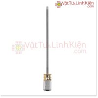 Động cơ với hộp giảm tốc DC 6/12V N20 với trục vít M4x100mm