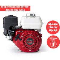 Động cơ xăng Honda GX-200, động cơ chạy xuồng, thiết kế cần giật tiện lợi