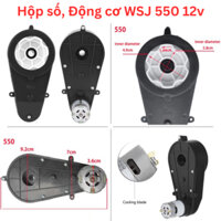 Động cơ xe ô tô điện trẻ em WSJ 12v 12000 vòng bánh răng sắt