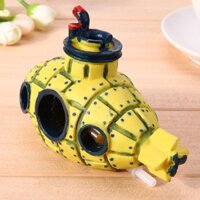 Đống đổ nát dưới đáy biển bể cá tàu ngầm trang trí cảnh quan đồ trang trí Lỗ cá voi hang động trú ẩ
