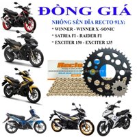 ĐỒNG GIÁ - Nhông Sên Dĩa 9Ly (124 mắc) Recto dành cho Winner - Winner X - Sonic - Exciter135 - Exciter 150 - Satria FI -