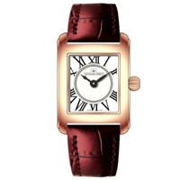 ĐỒNG HỒ ALEXANDER FERROS NỮ 7282R-02 – QUARTZ (PIN) – DÂY DA – SAPPHIRE – 5ATM – 22x31MM