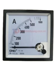 Đồng hồ Ampe 500/5A size 72×72 ( YC-72 )