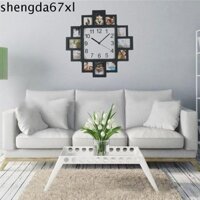 Đồng hồ ảnh SHENGDA DIY, Đồng hồ treo tường khung ảnh im lặng bền bỉ, Trang trí cá nhân Khung ảnh treo tường thân thiện với môi trường Trang trí nội thất