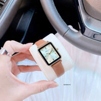 Đồng hồ anne klein AK-3702 mặt vuông dây da chính hãng