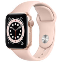 Đồng hồ Apple Watch Series 6 40mm Vỏ Nhôm Màu Vàng Dây Đeo Sport Màu Hồng Cát (4G) Mới 100% Seal Nguyên (Bảo hành VAT đầy đủ)