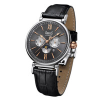 Đồng Hồ Arbutus 5th Ave Automatic (máy cơ) Mặt Xám AR1710SNB (Nam) Chính Hãng