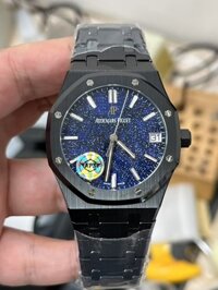 Đồng Hồ Audemars Piguet Royal Oak 15500 Vỏ Gốm Đen Mặt Số Bầu Trời Sao 1:1 Replica 41mm