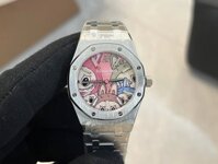 Đồng Hồ Audemars Piguet Royal Oak Nữ Mặt Số Labubu Replica 1:1 OMF 34mm