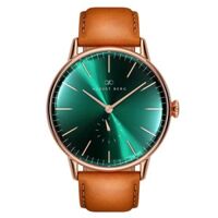ĐỒNG HỒ AUGUST BERG NAM SERENITY GREENHILL – 10140A11LBN20 – DÂY DA – SAPPHIRE – 5ATM – 40MM