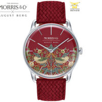 ĐỒNG HỒ AUGUST BERG NAM M1ST0538E17VRD MORRIS & CO – DÂY PERLON – KÍNH SAPPHIRE – 5ATM – 38MM