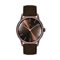 ĐỒNG HỒ AUGUST BERG NỮ SERENITY CUPPA BROWN – 10232C07VBN81 – DÂY PERLON – SAPPHIRE – 3ATM – 32MM