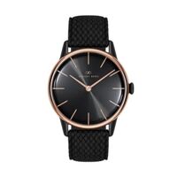 ĐỒNG HỒ AUGUST BERG NỮ SERENITY NOIR BLACK – 10232G01VBK – DÂY PERLON – SAPPHIRE – 3ATM – 32MM