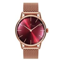 ĐỒNG HỒ AUGUST BERG NỮ SERENITY BURGUNDY – 10232A15MRG – DÂY KIM LOẠI MESH – KÍNH SAPPHIRE – 3ATM – 32MM