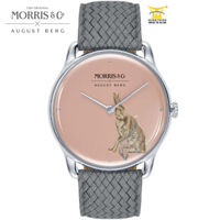 ĐỒNG HỒ AUGUST BERG UNISEX M1FH0838E18VCG9C MORRIS & CO – DÂY PERLON – SAPPHIRE – 5ATM – 38MM