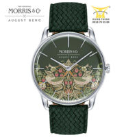 ĐỒNG HỒ AUGUST BERG UNISEX M1ST0538E19VGN7 MORRIS & CO FENNEL – DÂY PERLON – KÍNH SAPPHIRE – 5ATM – 38MM