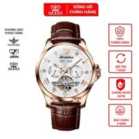 Đồng hồ automatic nam chính hãng lộ máy cơ chống thấm nước,Đồng hồ JSDUN có dạ quang,Đồng hồ đeo tay quà tặng nam giới