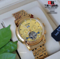Đồng hồ automatic nam Tevise dây thép không gỉ cao cấp