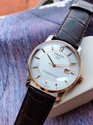 Đồng hồ Tissot Titanium Automatic Powermatic 80 vàng hồng T087.407.56.037.00