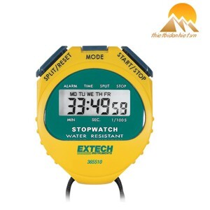 Đồng hồ bấm giây với lịch và báo thức Extech - 365510