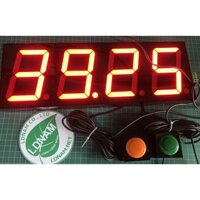 Đồng hồ bấm giờ 4 số hiển thị LED 7 đoạn 90x120 2 nút nhấn game LDNam