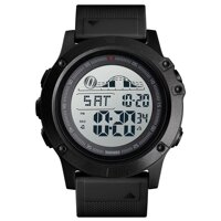 Đồng hồ bấm giờ không thấm nước Báo thức ngày hiển thị trong tuần SKMEI 1476 Man Digital -Màu đen