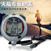 Đồng hồ bấm giờ Tianfu PC100B 100 Bảng thứ hai ba hàng chạy theo dõi và trọng tài trường đa chức năng Vợt