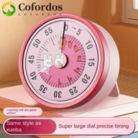 Đồng hồ bấm giờ trực quan COFORDOS, 60 phút có chân đế Hẹn giờ cơ, Đồng hồ bấm giờ dễ thương Đồng hồ báo thức Đồng hồ đếm ngược tự kỷ luật Trẻ em học tập