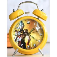 Đồng hồ báo thức 4-inch galaxy sailo jiede altman siêu nhân đồng hồ báo thức siêu ồn chuông câm phim hoạt hình trẻ em hoạt hình s