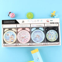 Đồng hồ báo thức CHUÔNG ĐÔI TO, có đèn, đồng hồ kim loại phong cách cổ điển