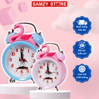 Đồng hồ báo thức chuông đôi siêu to con hạc cute, Đồng hồ trang trí decor bàn làm việc góc học tập giúp quản lý thời gia