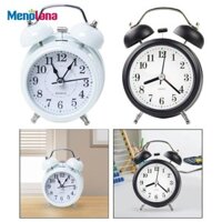 Đồng hồ báo thức chuông đôi Chuông lớn Kim loại Đồng hồ báo thức nhỏ Báo thức cơ học Tương tự