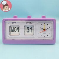 Đồng hồ báo thức cơ khí YANCA Đồng hồ lật mới lạ Máy tính để bàn Đồng hồ kỹ thuật số Trang trí nội thất VN