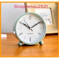 Đồng hồ báo thức để bàn bằng kim loại có chuông kêu to