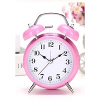 Đồng hồ báo thức để bàn chất liệu kim loại cổ điển