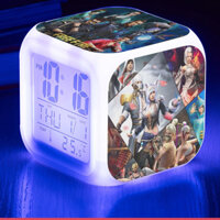 Đồng hồ báo thức để bàn in hình Free Fire LED đổi màu