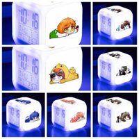 Đồng hồ báo thức để bàn in hình HERO TEAM ver NẰM Simmy Phong cận Siro Mr Vịt Sammy Đào Timmy Kairon Timy Kamui LED