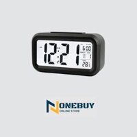 Đồng Hồ Báo Thức Điện Tử Để Bàn Màn Hình LCD Đa Chức Năng
