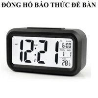 Đồng Hồ Báo Thức Điện Tử Để Bàn Màn Hình LCD Đa Chức Năng: Thời Gian, Lịch, Báo Thức, Nhiệt Độ -dc2998 - Hàng mới về0