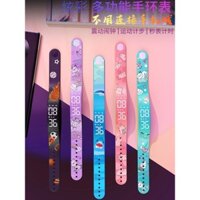 Đồng hồ báo thức Đồng hồ đeo tay thông minh rung im lặng đơn giản dành cho nữ học sinh Đồng hồ điện tử thể thao trẻ em chống nước phát sáng