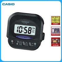 Đồng hồ báo thức du lịch - để bàn điện tử Casio PQ-30B-1DF màu đen 6X6cm