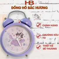 Đồng hồ báo thức hình chuông NO: 550. Đồng Hồ Chuông Báo Thức Cổ Điển Hình Kuromi Thiết Kế Dễ Thương