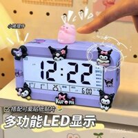 Đồng hồ báo thức ins đồng hồ báo thức nhỏ Đồng hồ điện tử để bàn học sinh Dễ thương đồng hồ điện tử dạ quang trẻ em thông minh thiếu nữ