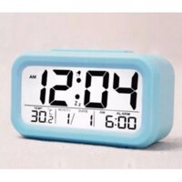 Đồng hồ báo thức kỹ thuật số hình chữ nhật ( xanh lá)