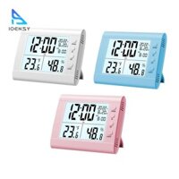 Đồng hồ báo thức kỹ thuật số Ioensy Đồng hồ đa chức năng cho phòng khách Sân vườn văn phòng