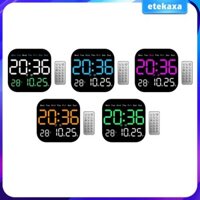 Đồng hồ báo thức kỹ thuật số Ngày nhiệt độ Màn hình tuần Đồng hồ để bàn Đồng hồ lịch điện tử cho phòng ngủ Tường ngủ