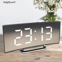 Đồng Hồ Báo Thức Kỹ Thuật Số BDGF 7 Inch Có Đèn Led Dạng Cong Để Bàn