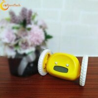 Đồng hồ báo thức lắc di chuyển RADIANTFLASH, Đồng hồ bánh xe chạy độc đáo im lặng, Đồng hồ báo thức lười biếng ma thuật sáng tạo Phòng ngủ