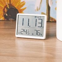 Đồng hồ báo thức Màn hình LCD Điều khiển bằng nhựa từ tính CR2030 Pin hoàn toàn mới