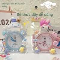 "Đồng Hồ Báo Thức Melody & Kuromi Hoạt Hình Dễ Thương Cho Bé - Giúp Bé Thức Dậy Dễ Dàng